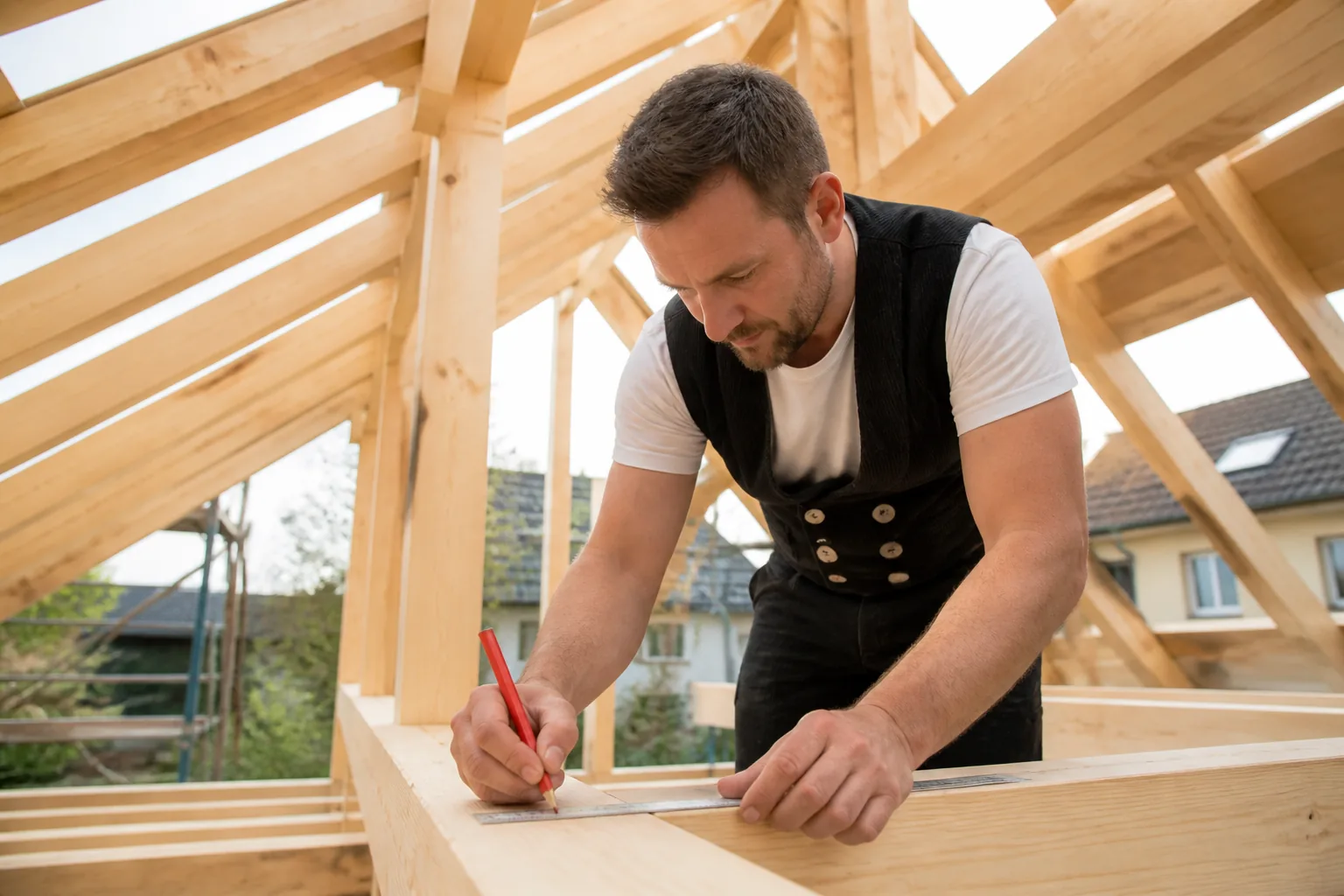 Holzbau, Dachsanierung und Fertighäuser